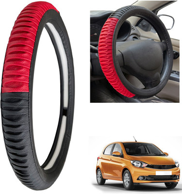 PEEPS STORE Steering Cover For Tata NA(Black, Leatherite)