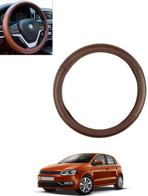 monolive Steering Cover For Renault Pulse(Brown, Leatherite)