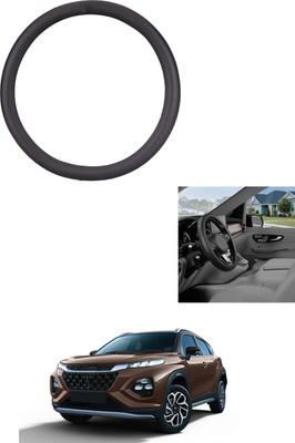 MATIES Steering Cover For Maruti Universal For Car(Black, Leather)