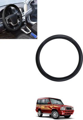 monolive Steering Cover For Tata Sumo(Black, Leatherite)