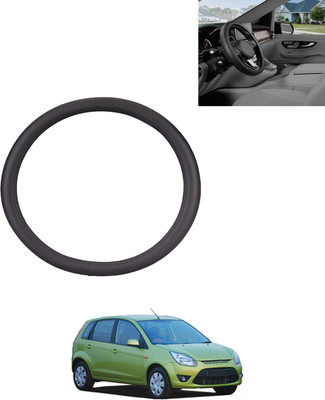 AYW Steering Cover For Universal For Car Universal For Car(Black, Leather)