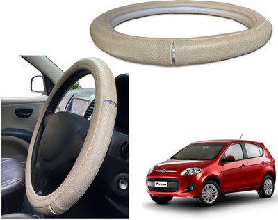 PEEPS STORE Steering Cover For Fiat Palio(Black, Red, Leatherite)