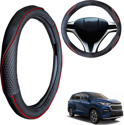 PEEPS STORE Steering Cover For Maruti NA(Black, Leatherite)
