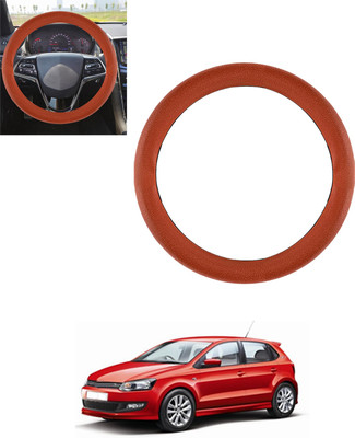 monolive Steering Cover For Volkswagen Polo GT(Tan, Leatherite)