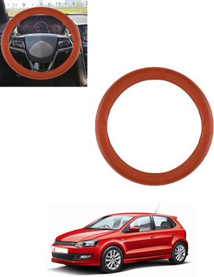 AYW Steering Cover For Volkswagen Polo GT(Tan, Leatherite)