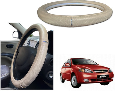 PEEPS STORE Steering Cover For Chevrolet Optra SRV(Black, Red, Leatherite)