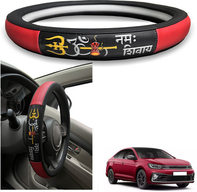 PEEPS STORE Steering Cover For Volkswagen NA(Black, Leatherite)