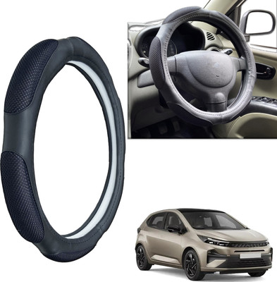 PEEPS STORE Steering Cover For Tata NA(Black, Leatherite)