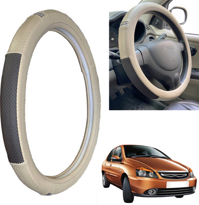 PEEPS STORE Steering Cover For Tata Indigo CS(Black, Leatherite)