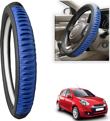 PEEPS STORE Steering Cover For Renault Pulse(Black, Leatherite)