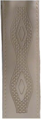 Starleo Hand Stiched Steering Cover For Maruti Alto 800, Alto, Alto K10, Eeco(Beige, Leatherite)