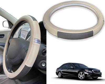PEEPS STORE Steering Cover For Mercedes Benz E250(Red, Black, Leatherite)