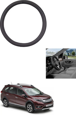 MATIES Steering Cover For Honda Universal For Car(Black, Leather)