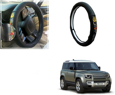 Automotive Prist Steering Cover For Land Rover Range Rover(Black, Leatherite)