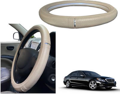 PEEPS STORE Steering Cover For Mercedes Benz E250(Black, Red, Leatherite)