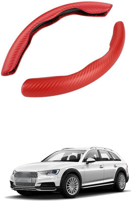 PRTEK Hand Stiched Steering Cover For Audi A4(MultiColor, Tarpaulin, Plastic)