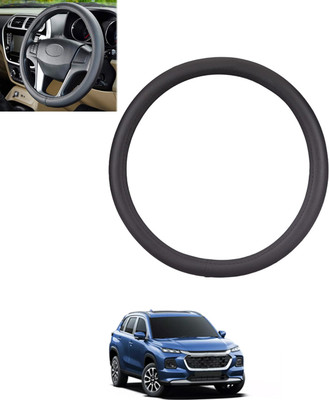 MSNP Steering Cover For Maruti Grand Vitara(Black, Leatherite)