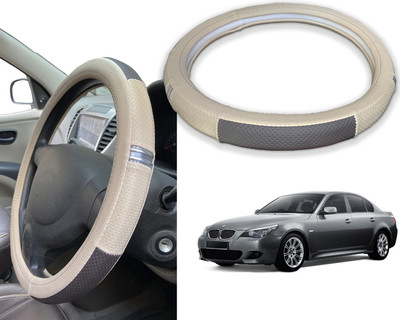 PEEPS STORE Steering Cover For BMW 525i(Red, Black, Leatherite)