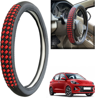 PEEPS STORE Steering Cover For Hyundai NA(Black, Leatherite)