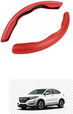 PRTEK Hand Stiched Steering Cover For Honda Universal For Car(MultiColor, Tarpaulin, Plastic)