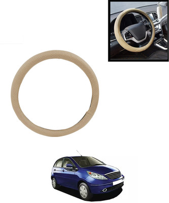 AYW Steering Cover For Tata Vista(Beige, Leatherite)