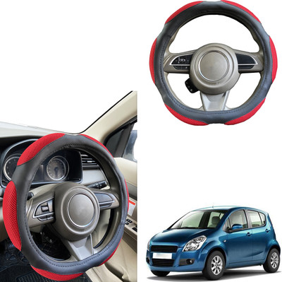 PEEPS STORE Steering Cover For Maruti Ritz(Black, Leatherite)