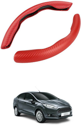 PRTEK Hand Stiched Steering Cover For Ford Fiesta(MultiColor, Tarpaulin, Plastic)