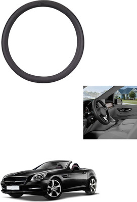 MATIES Steering Cover For Mercedes Benz Universal For Car(Black, Leather)