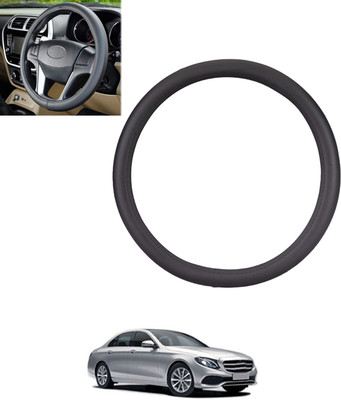 MSNP Steering Cover For Mercedes Benz E220(Black, Leatherite)