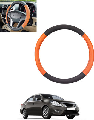 monolive Steering Cover For Tata Sumo(Tan, Black, Leatherite)