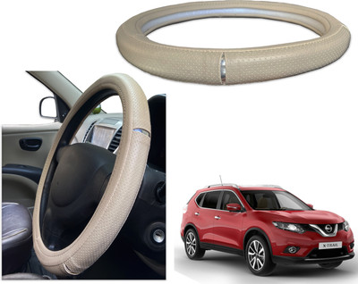 PEEPS STORE Steering Cover For Nissan X-Trail(Black, Red, Leatherite)
