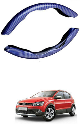 PRTEK Hand Stiched Steering Cover For Volkswagen Universal For Car(MultiColor, Tarpaulin, Plastic)