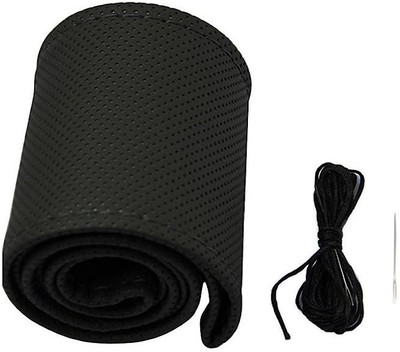 arneja trading company Hand Stiched Steering Cover For Maruti A-Star(Black, Leather)