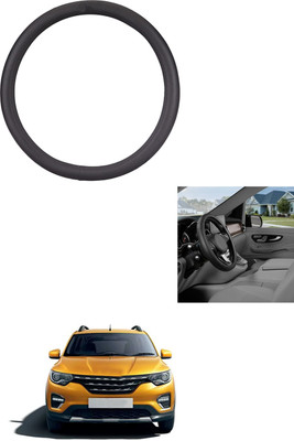 MATIES Steering Cover For Renault Universal For Car(Black, Leather)
