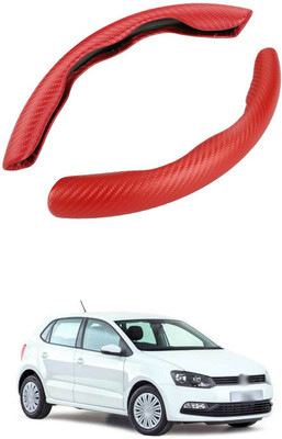 PRTEK Hand Stiched Steering Cover For Volkswagen Polo(MultiColor, Tarpaulin, Plastic)