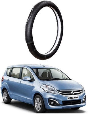 AUTO PEARL Steering Cover For Maruti Ertiga(Black, Leatherite)