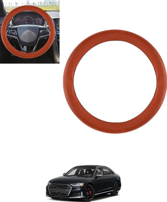 monolive Steering Cover For Audi S8(Tan, Leatherite)