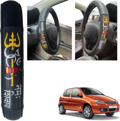 PEEPS STORE Steering Cover For Tata Indica(black, Leatherite)