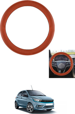 MATIES Steering Cover For Tata Universal For Car(Tan, Leather)