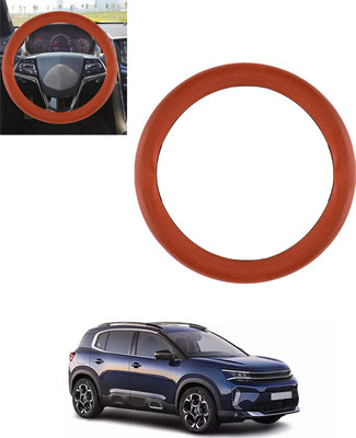 MSNP Steering Cover For Maruti Universal For Car(Tan, Leatherite)
