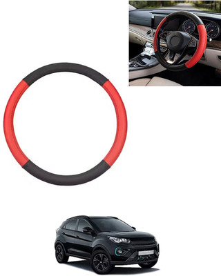 AYW Steering Cover For Tata Universal For Car(Red/Black, Leatherite)