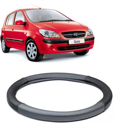 Etradezone Steering Cover For Hyundai Getz(Black, Leatherite)