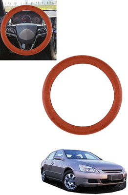 ABJD Steering Cover For Honda Accord(Tan, Leatherite)