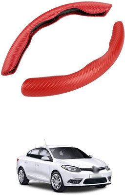 PRTEK Hand Stiched Steering Cover For Renault Fluence(MultiColor, Tarpaulin, Plastic)