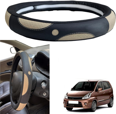 PEEPS STORE Steering Cover For Maruti Zen(Black, Leatherite)