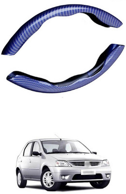 PRTEK Hand Stiched Steering Cover For Mahindra Logan(MultiColor, Tarpaulin, Plastic)