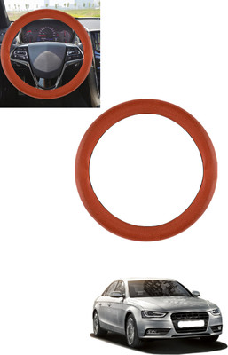 ABJD Steering Cover For Audi S4(Tan, Leatherite)