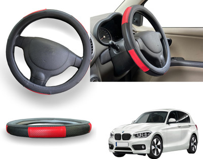 PEEPS STORE Steering Cover For BMW 2 Series(Red, Leatherite)