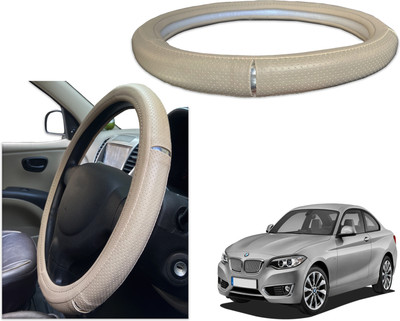 PEEPS STORE Steering Cover For BMW 2 Series(Black, Red, Leatherite)