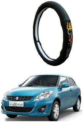 AUTO PEARL Steering Cover For Maruti Swift Dzire(Black, Leatherite)